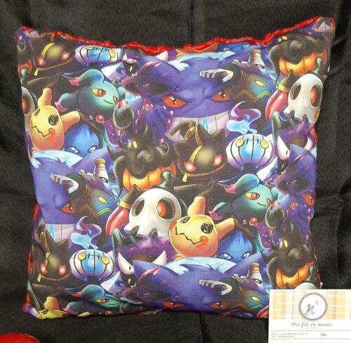 Coussin "Pokémons Halloween"