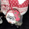 Boule de Noël "Chien thème japonais" – Image 2