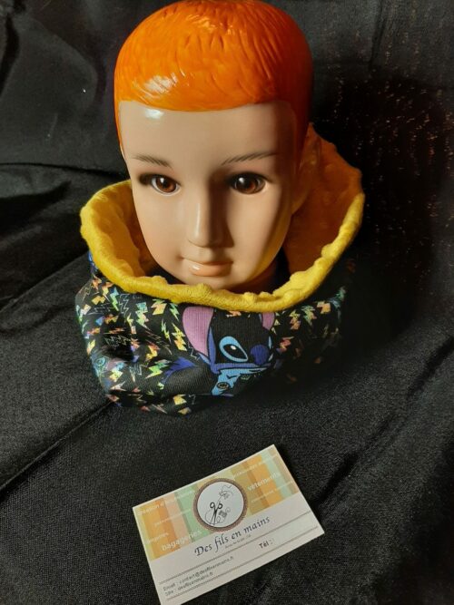 Snood "Stitch éclair coloré"