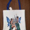 Tote bag "Femme et fille papillon"