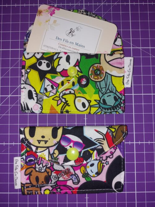 Porte-cartes "Fun et coloré"