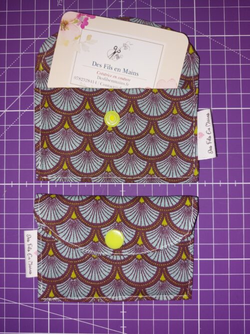 Porte-cartes "Ecailles"