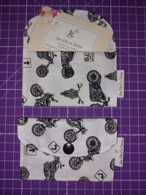 Porte-cartes "Motos"