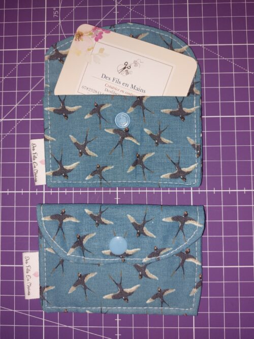 Porte-cartes "Hirondelles"