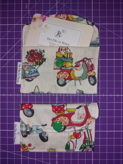 Porte-cartes "Scooter Vespa"